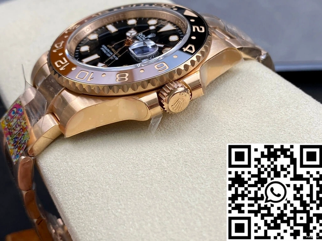 Master Gold Factory M126715CHNR-0001 Rolex MoistureWicking 1176 Rose Clean II GMT 0707